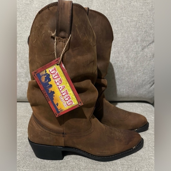 Durango Classic Tan Cowboy Boots main image 6